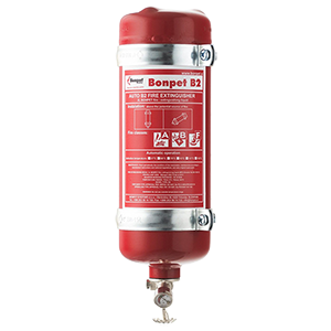 Automatische Feuerlöscher - Entdecken Sie hier die Besonderheiten der automatischen Feuerlöscher von Bonpet und sichern Sie sich Ihren eigenen automatischen Feuerlöscher.