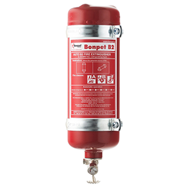 Automatische Feuerlöscher - Entdecken Sie hier die Besonderheiten der automatischen Feuerlöscher von Bonpet und sichern Sie sich Ihren eigenen automatischen Feuerlöscher.