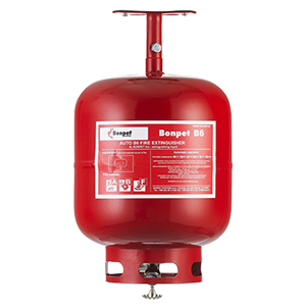 Automatische Feuerlöscher - Entdecken Sie hier die Besonderheiten der automatischen Feuerlöscher von Bonpet und sichern Sie sich Ihren eigenen automatischen Feuerlöscher.